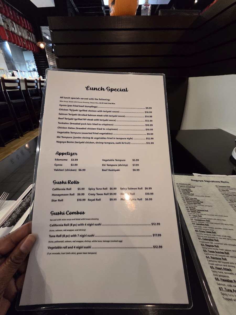 Menu Nagoya Japanese Restaurant-6